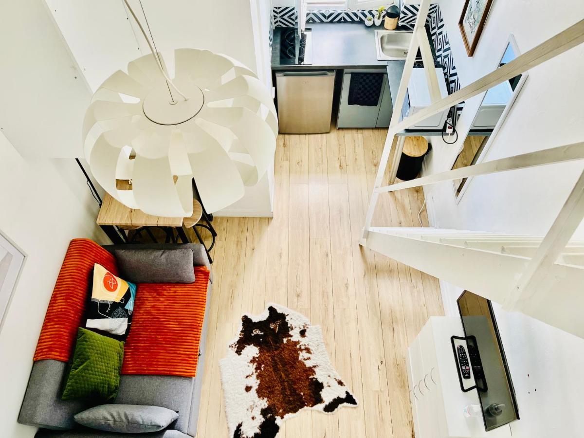 Parc Buttes Chaumont - Studio Mezzanine Paris Apartment Exterior foto