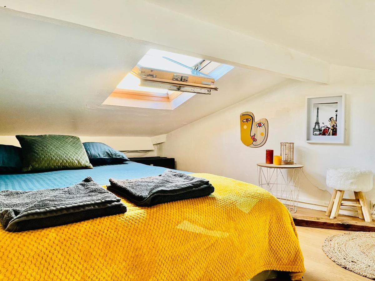 Parc Buttes Chaumont - Studio Mezzanine Paris Apartment Exterior foto