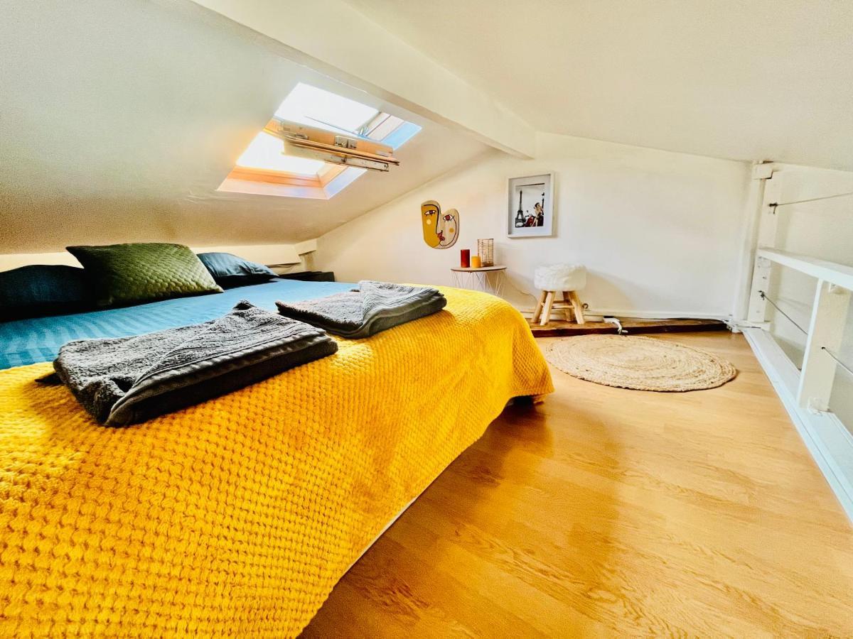 Parc Buttes Chaumont - Studio Mezzanine Paris Apartment Exterior foto